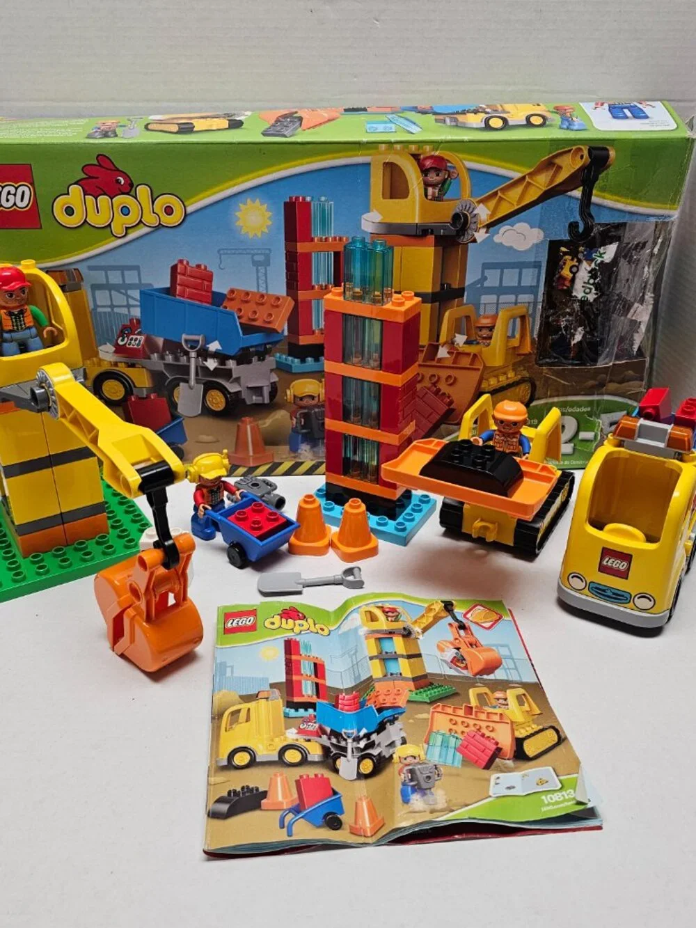 Lego Duplo Town Big Construction Site Boy Girl Toddler 10813 Huge Set +